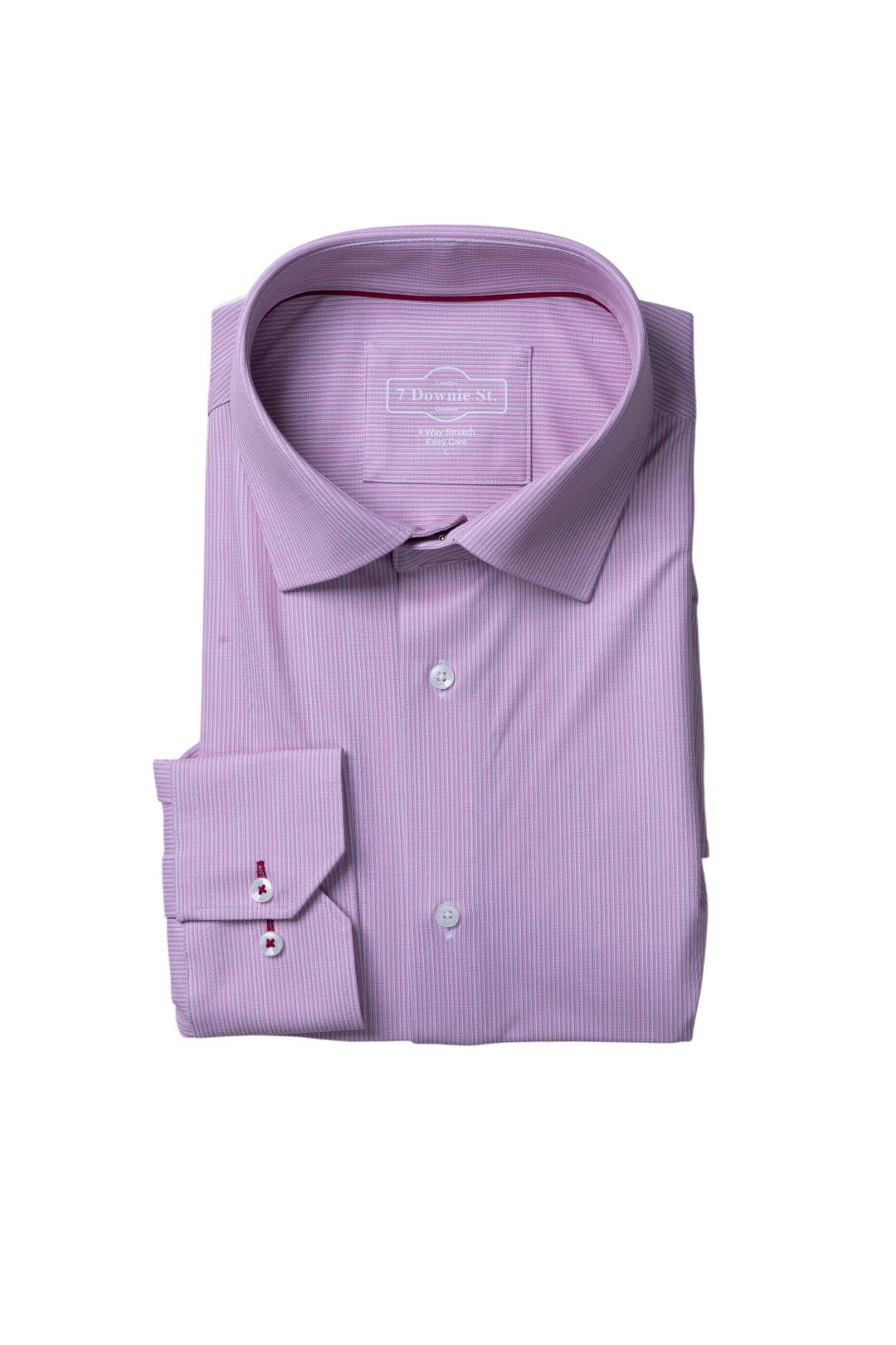 Mens pink silk touch dress shirt 