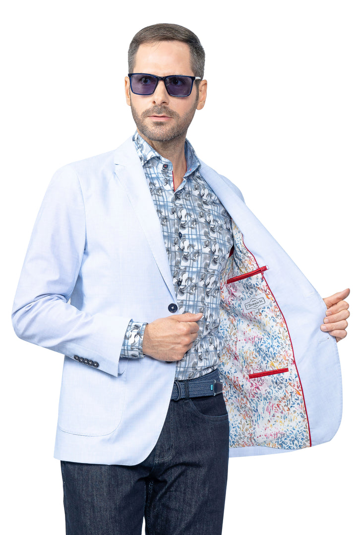 Miami Light Blue Ultra Stretch Travel Blazer