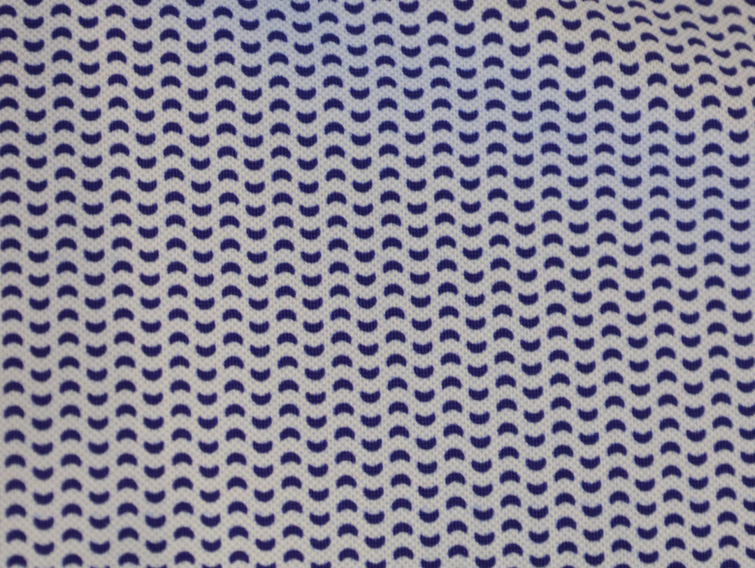 NYL-12 - PRINTED ULTRASTRETCH NYLON SHIRT - BLUE