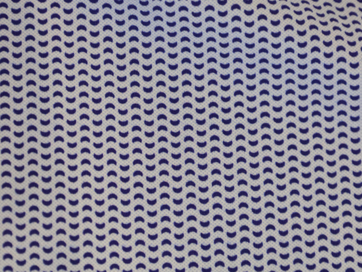 NYL-12 - PRINTED ULTRASTRETCH NYLON SHIRT - BLUE