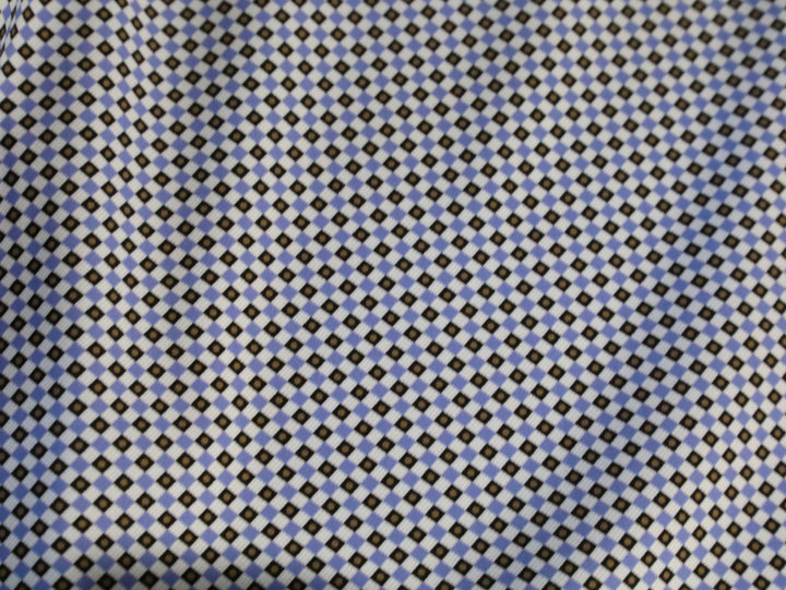 NYL-14 - PRINTED ULTRASTRETCH NYLON SHIRT - BLUE