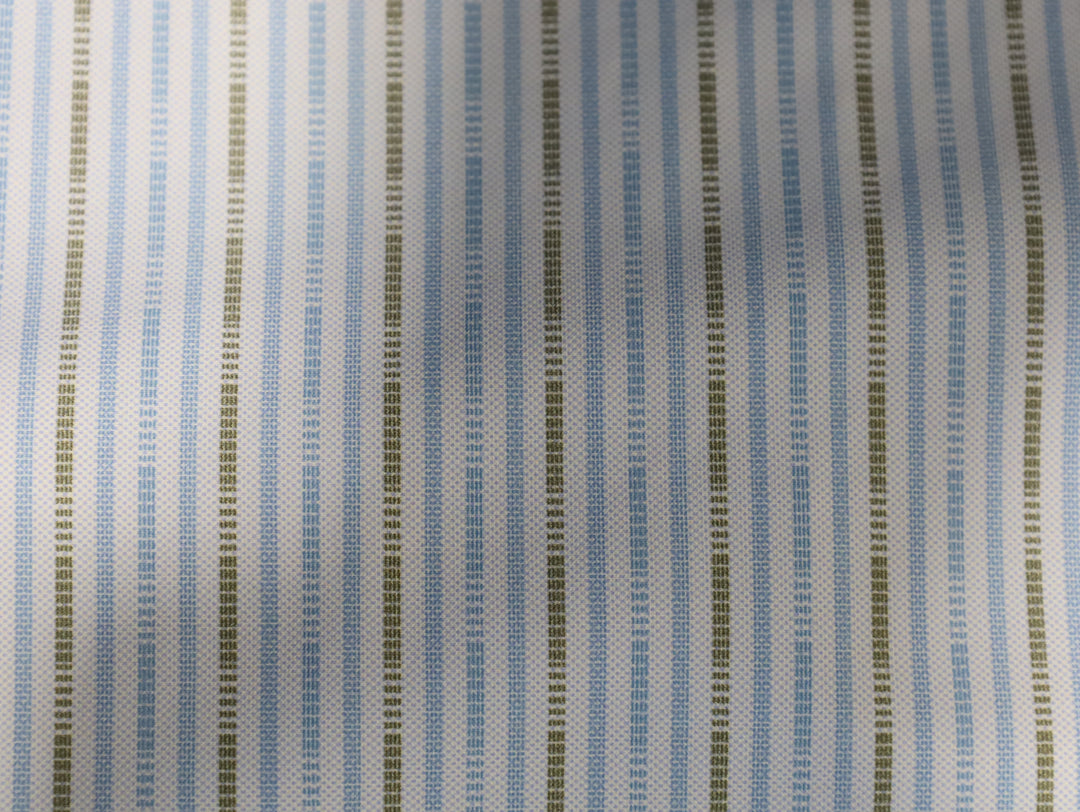 NYL-16 - STRIPED ULTRASTRETCH NYLON SHIRT - BLUE
