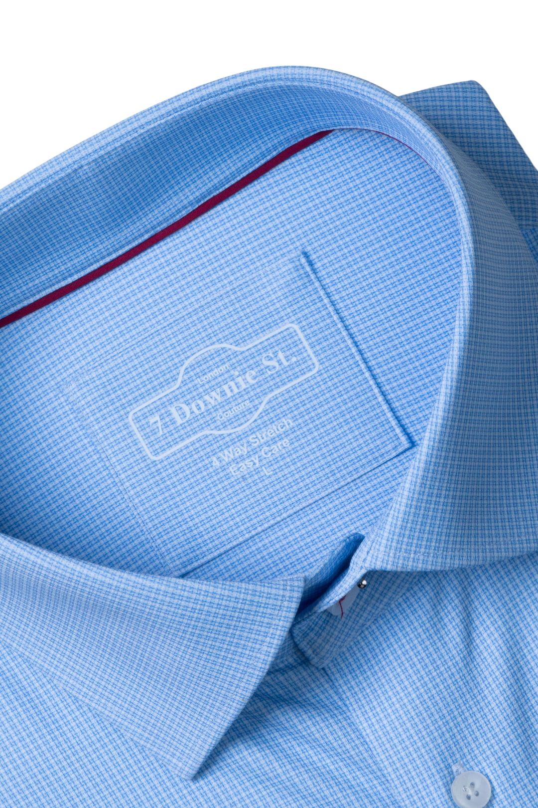 SilkTouch Knit Shirt in Light Blue