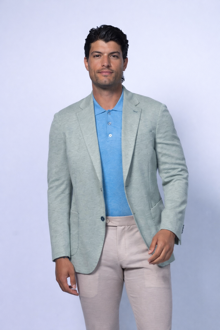 Brighton Green Jersey Stretch Knit