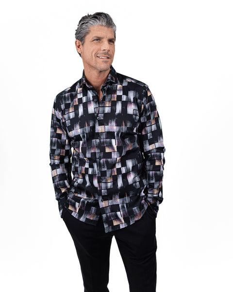 Black Long Sleeve Sport Shirt