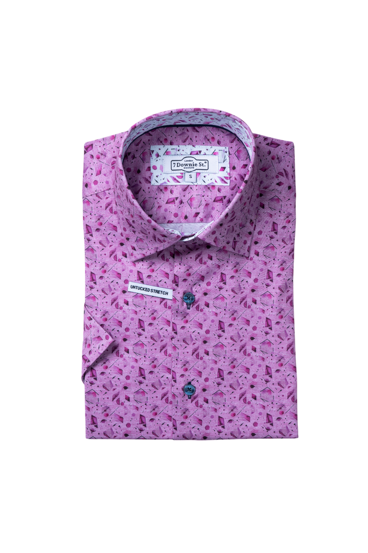 Short Sleeve Sport Shirts in Pink
