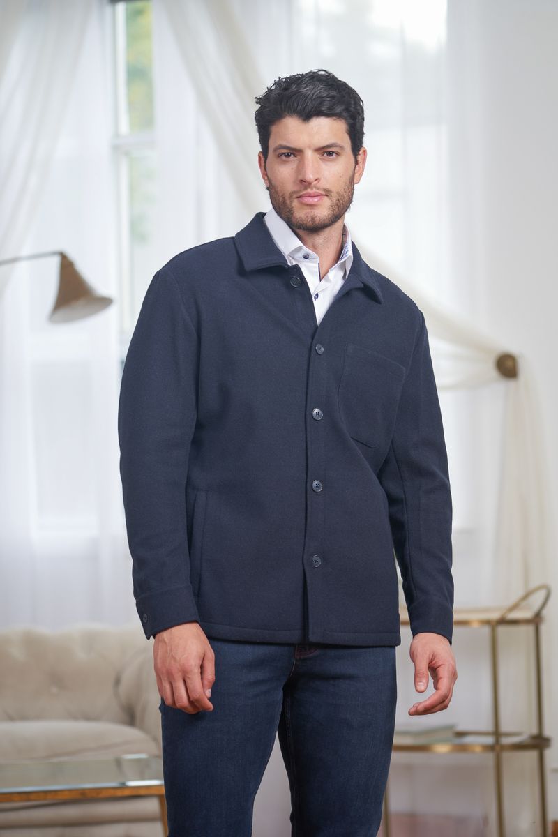 OVERSHIRT IN NAVY