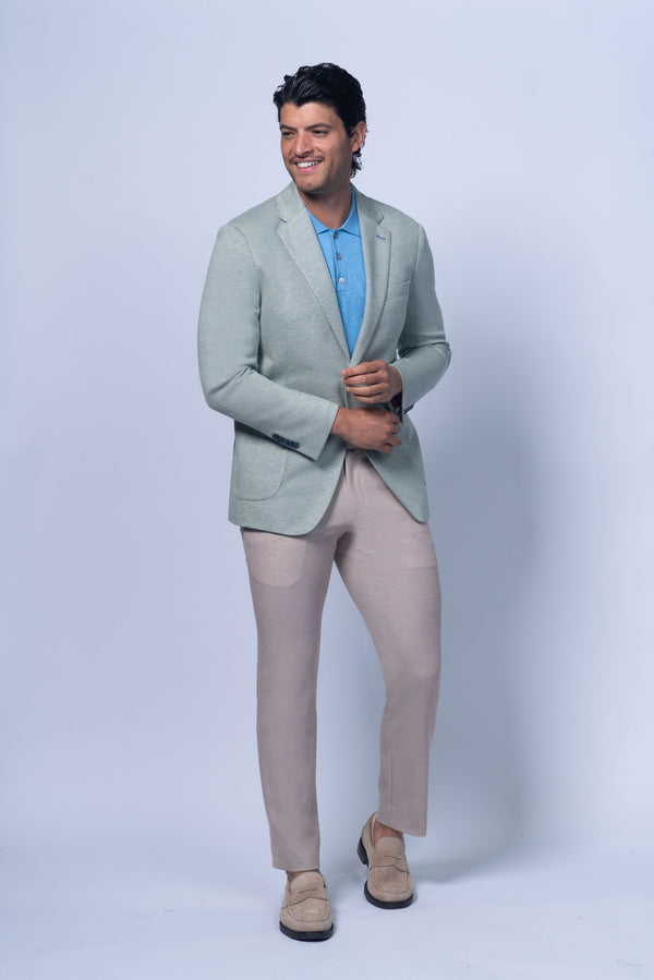 Brighton Green Jersey Stretch Knit