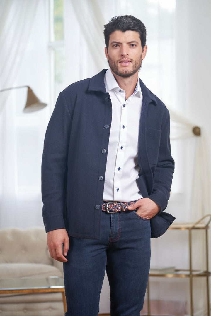 OVERSHIRT IN NAVY