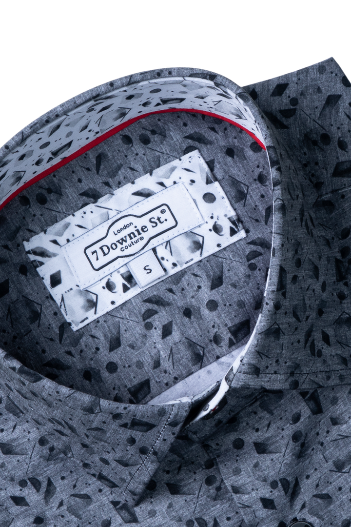 SHORT SLEEVE SPORT SHIRTS IN GREY