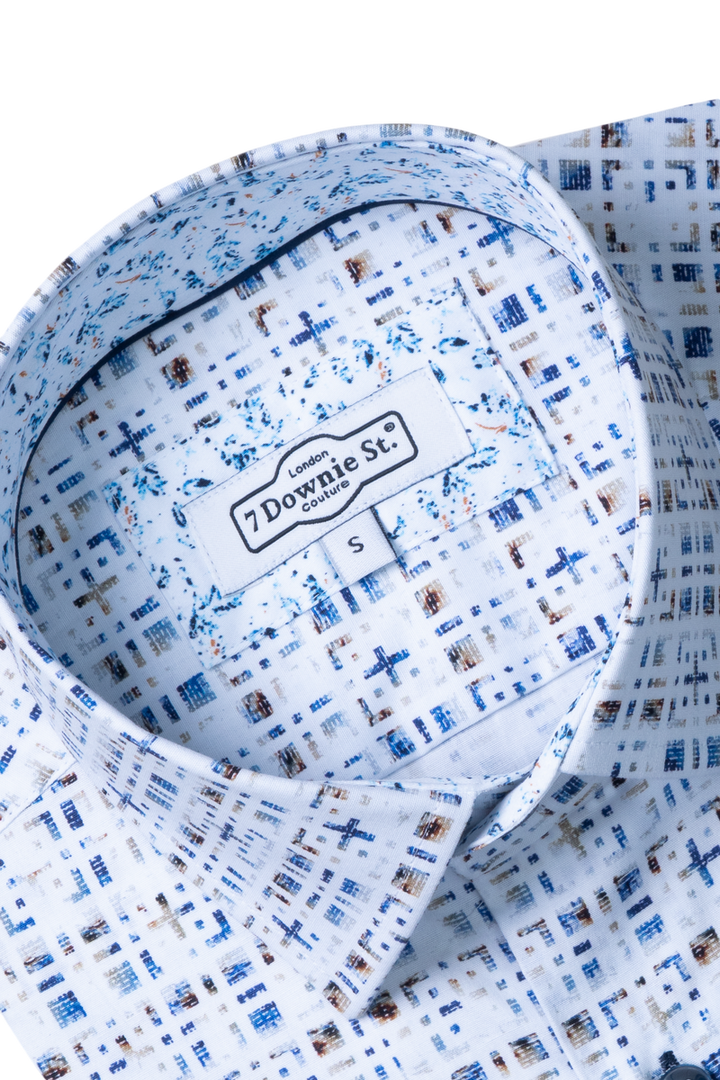 Short Sleeve Sport Shirts in Blue