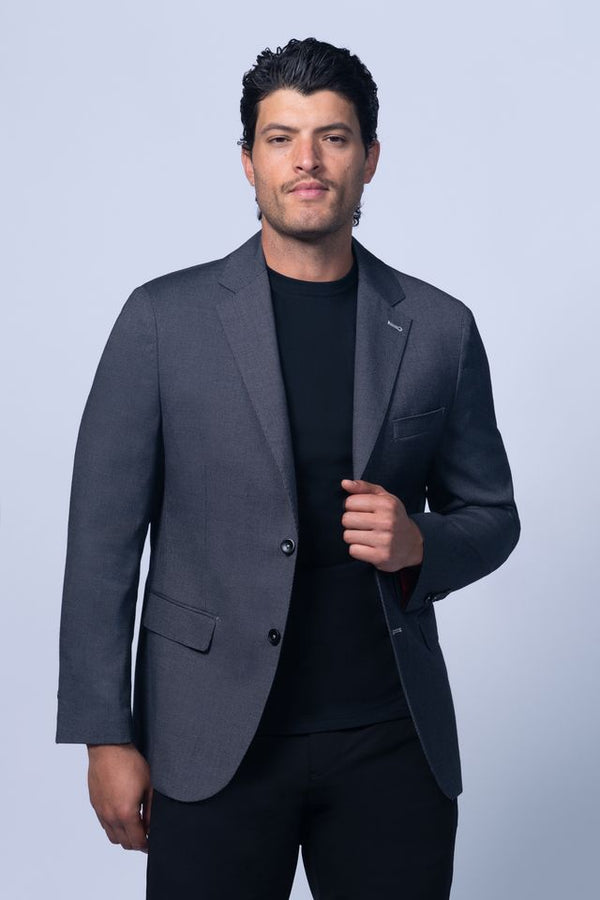 Nero Grey And Black Dobby Stretch