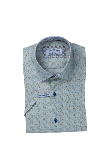 Short Sleeve Sport Shirts in Blue