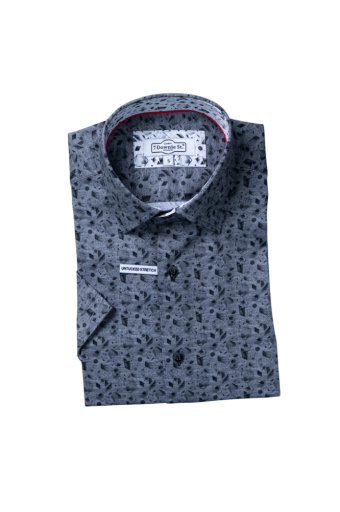 SHORT SLEEVE SPORT SHIRTS IN GREY
