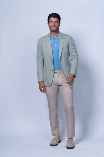 Brighton Green Jersey Stretch Knit