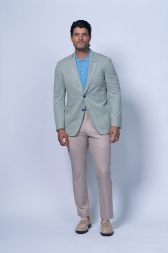 Brighton Green Jersey Stretch Knit