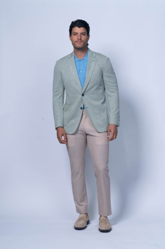 Brighton Green Jersey Stretch Knit