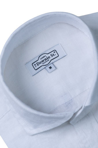 Linen White Long Sleeve Sport Shirts