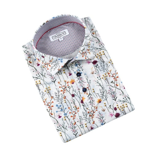 Multi Printed Jersey 3 Button Polo - 7 Downie St.®