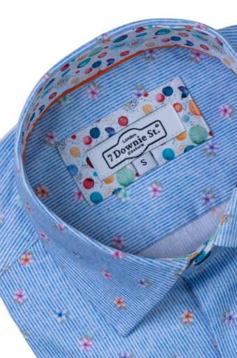 Short Sleeve Sport Shirts in Blue