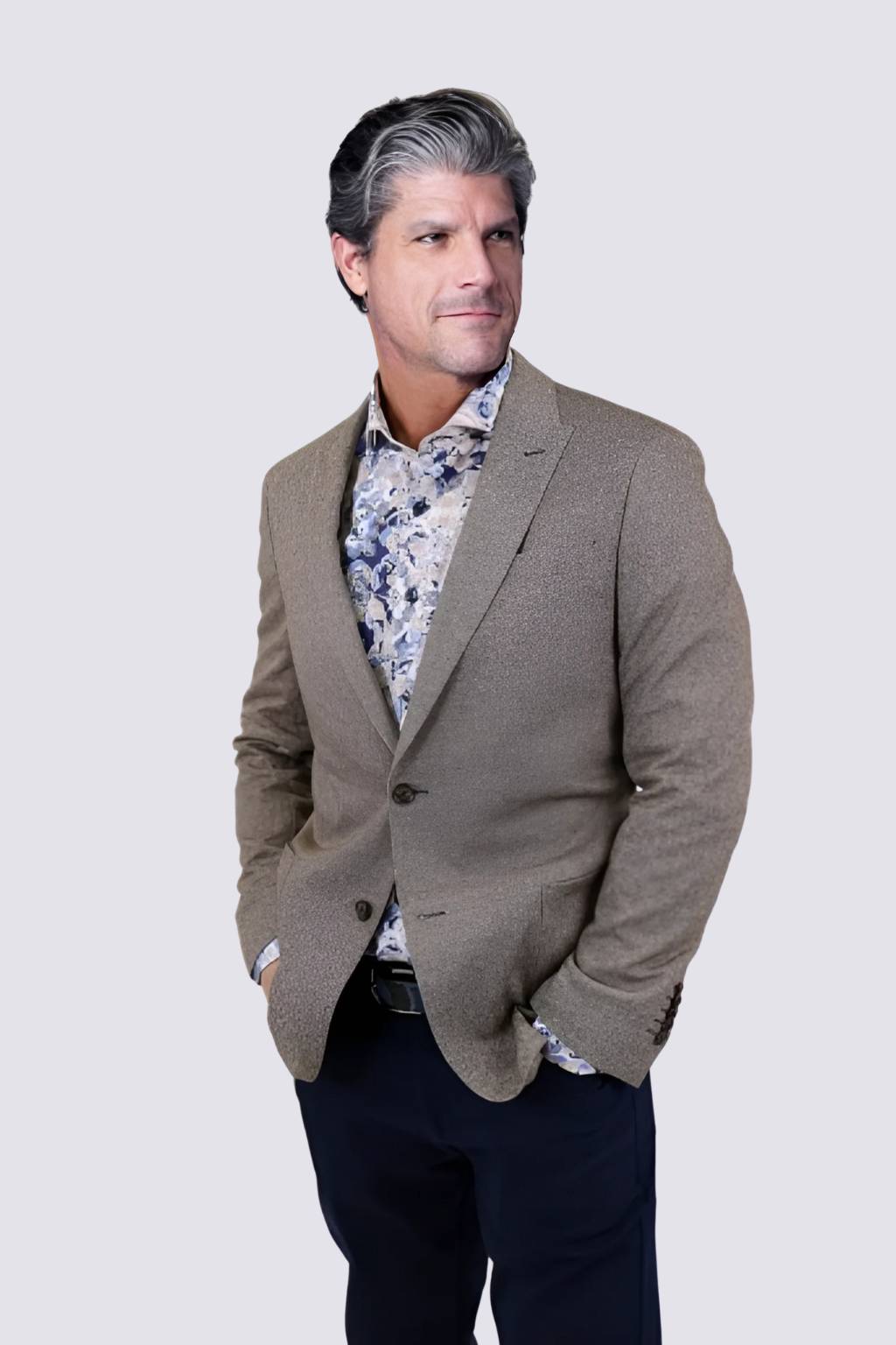 DRAKE SINGLE BREASTED JACKET IN BROWN - 7 Downie St.®