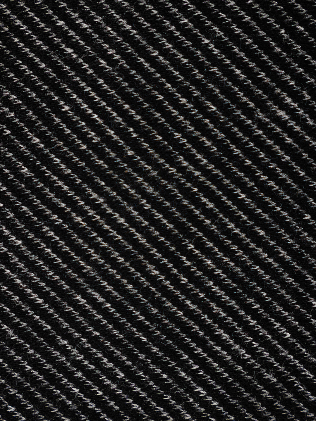 Branson Black Twill Wool and Cotton Knit Hybrid Sport Coat
