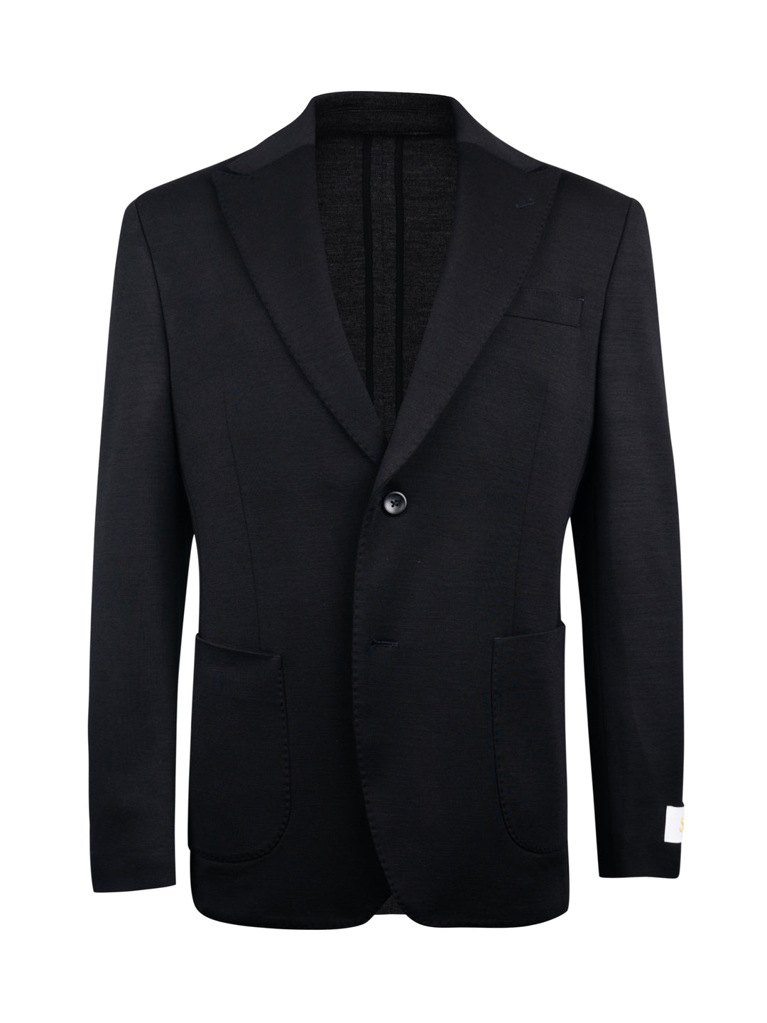 Vito Black 100% Merino Wool Knit Sport Coat
