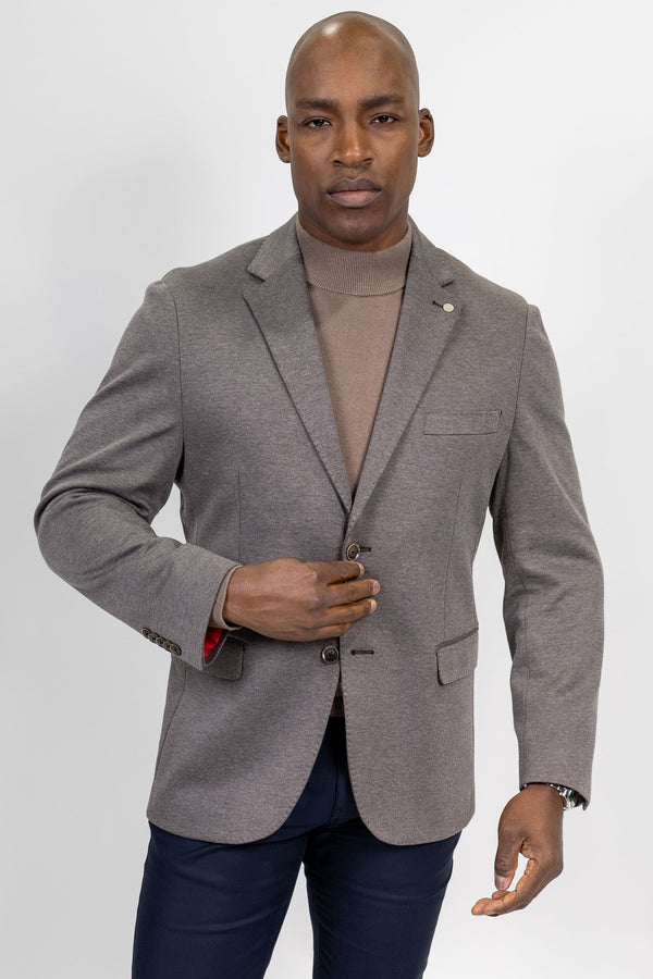 Alden Brown Jersey Knit Sport Coat