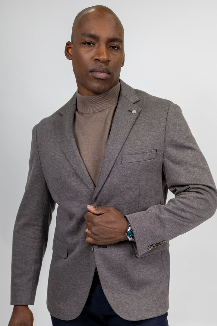 Alden Brown Jersey Knit Sport Coat