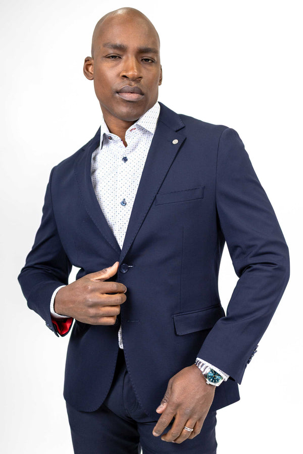 Aventus Blue Knit Sport Coat