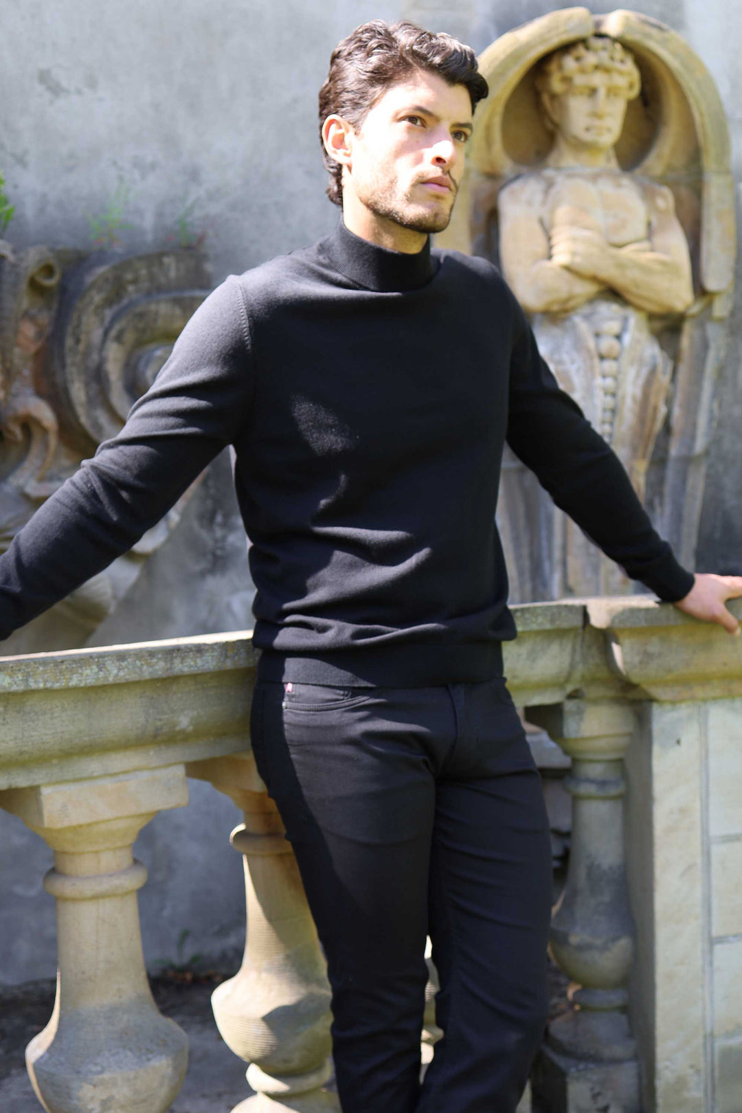 Mockneck in Black