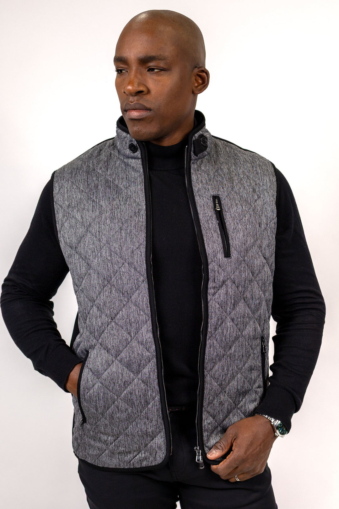 Flannigan Vest - Black