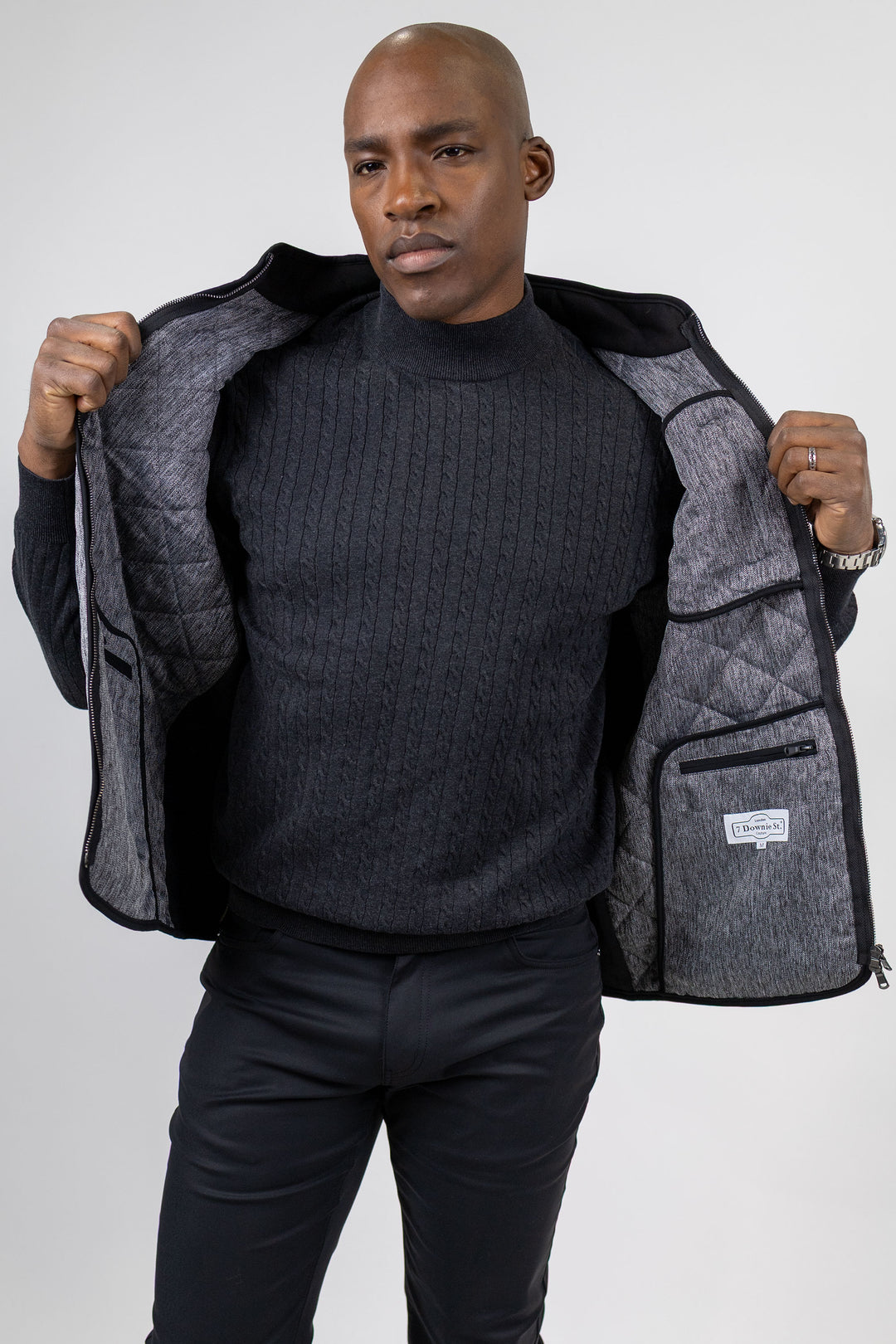 Flannigan Vest - Black