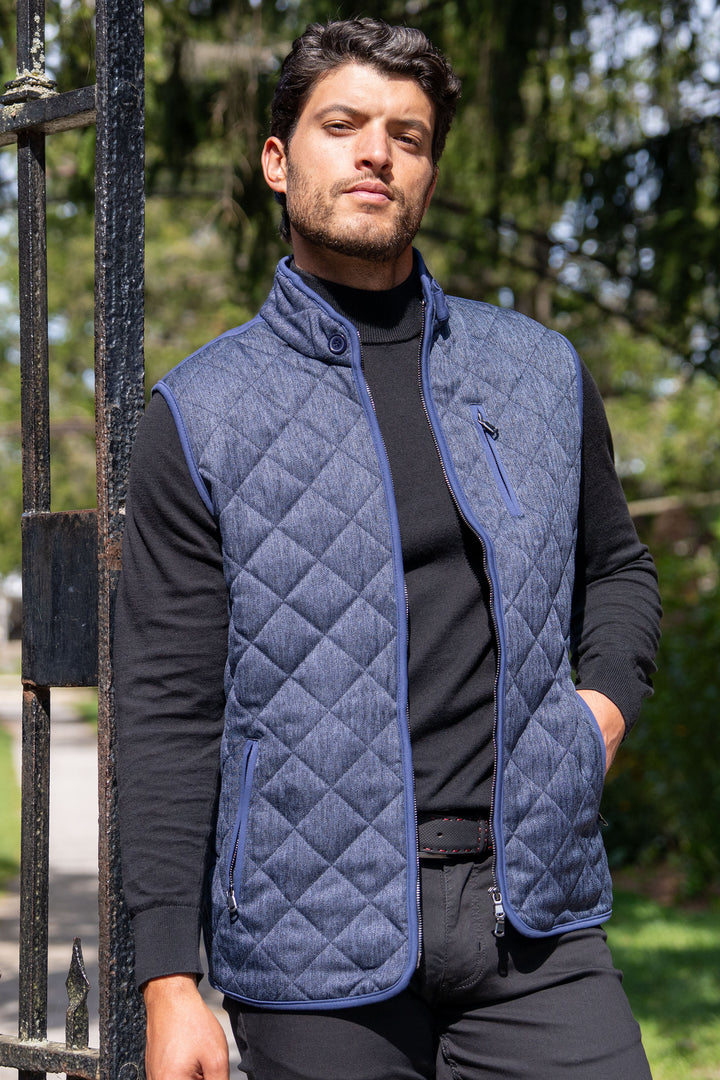 Flannigan Vest - Blue
