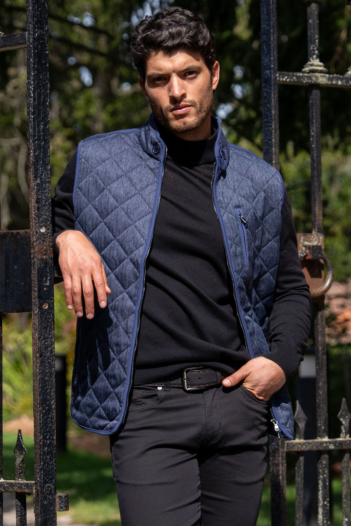 Flannigan Vest - Blue