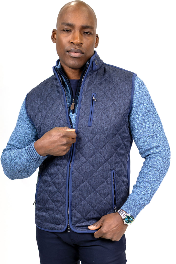 Flannigan Vest - Blue