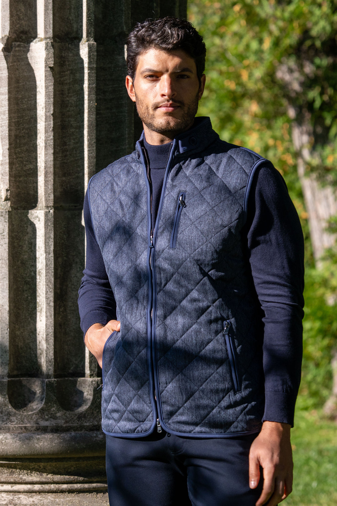 Flannigan Vest - Blue