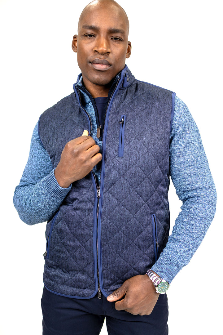Flannigan Vest - Blue