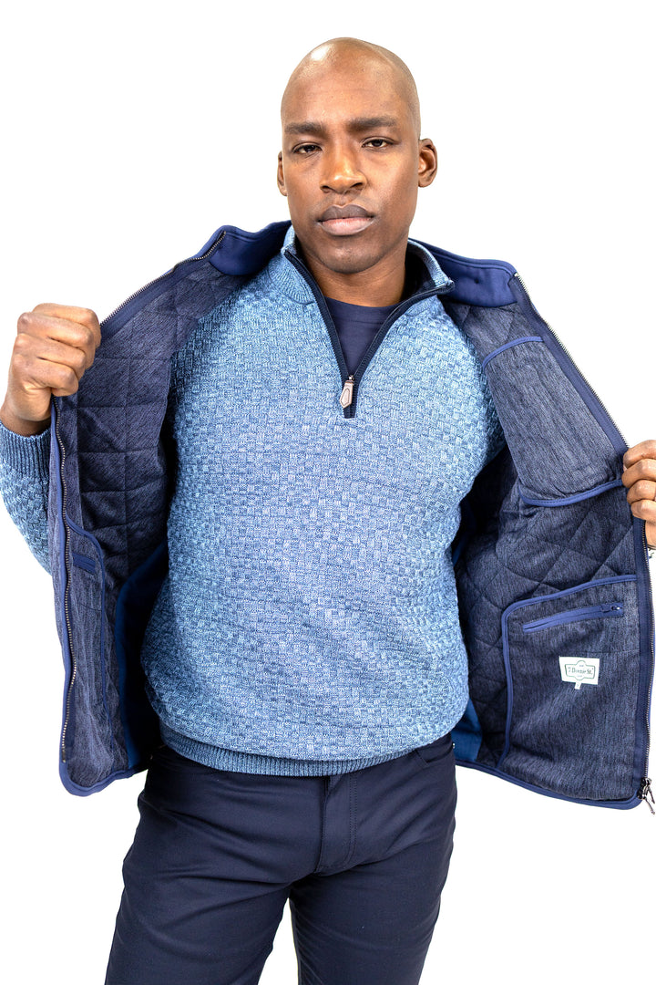 Flannigan Vest - Blue