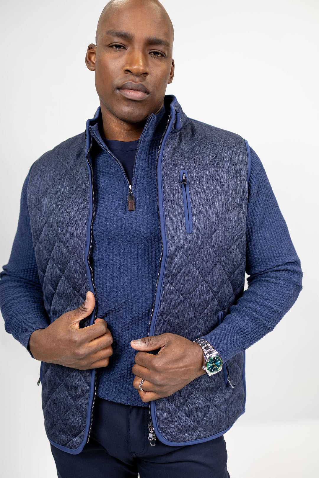 Flannigan Vest - Blue
