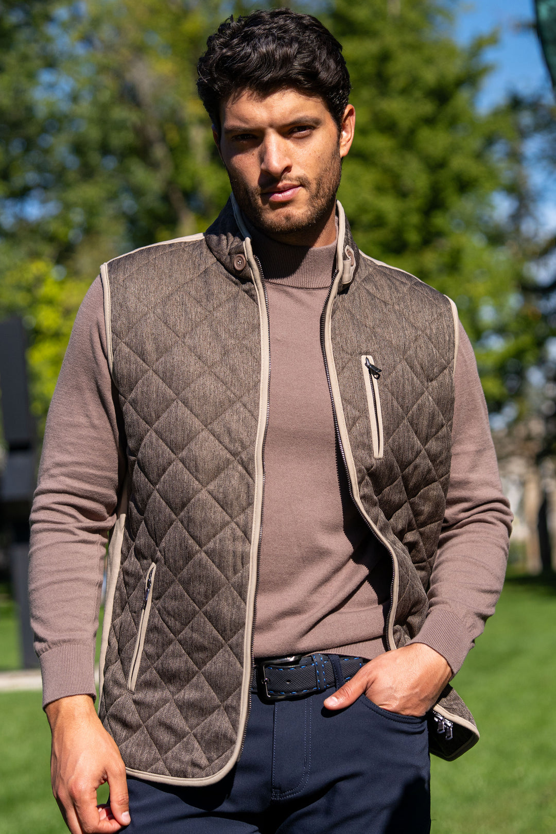 Flannigan Vest - Tan