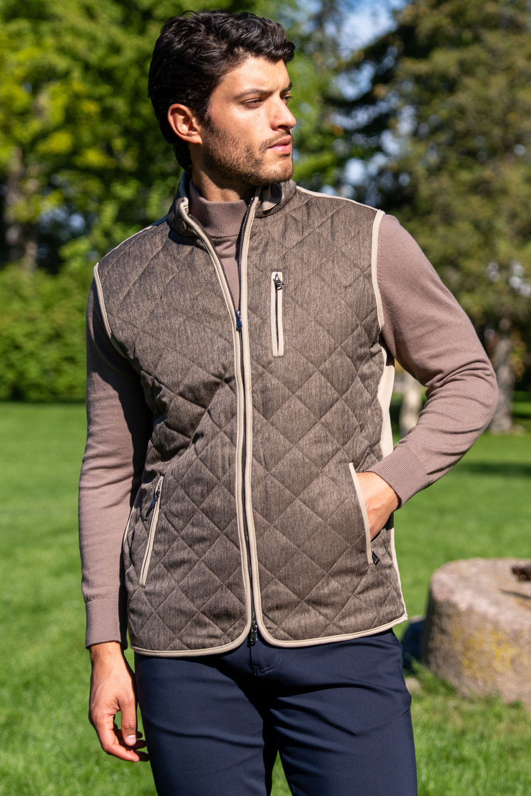 Flannigan Vest - Tan