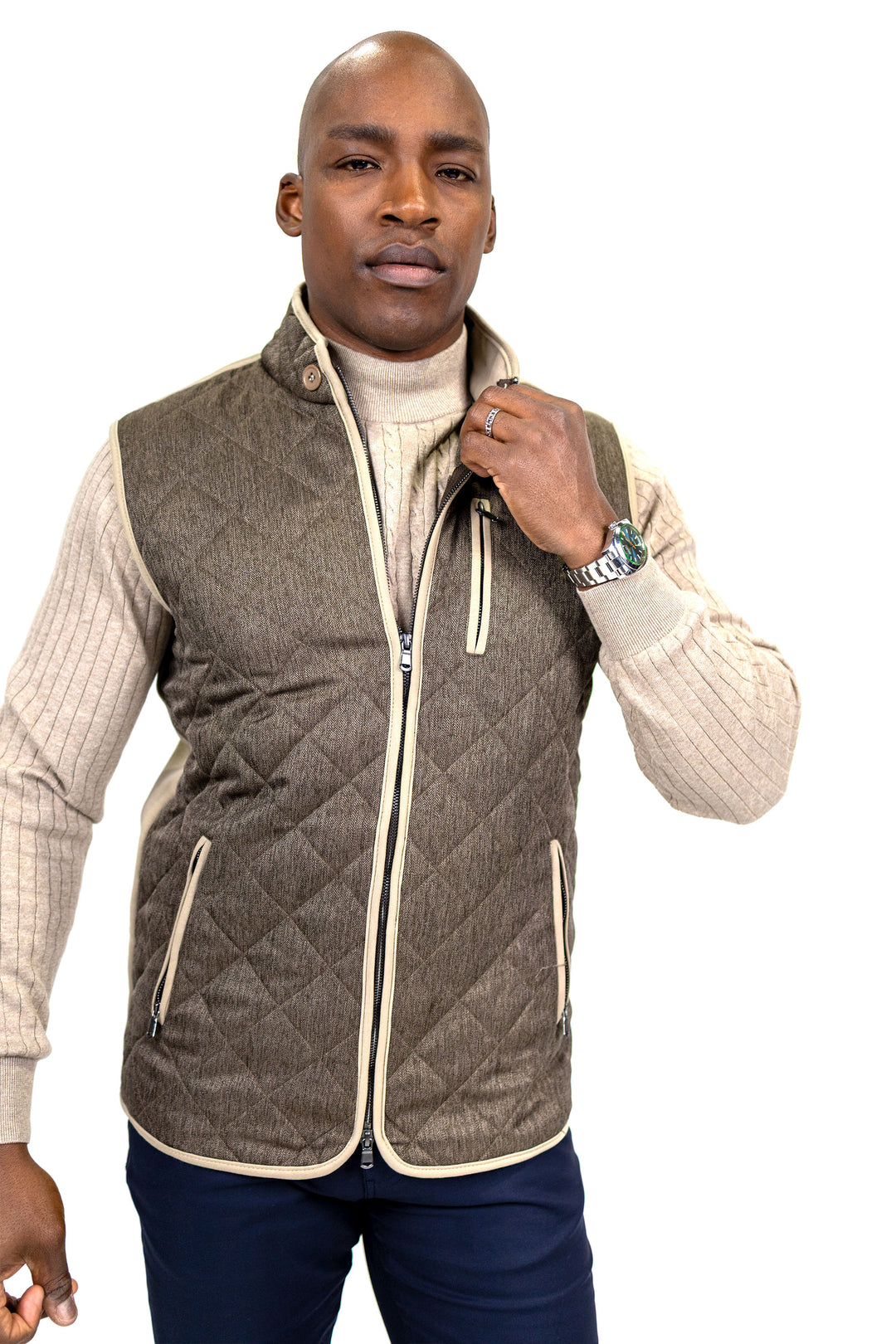 Flannigan Vest - Tan