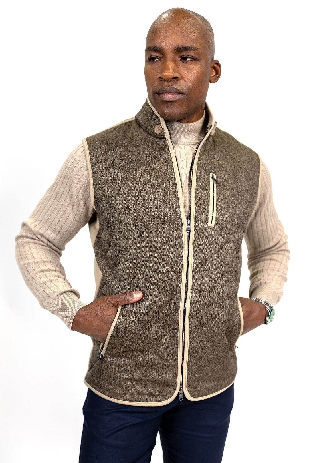 Flannigan Vest - Tan