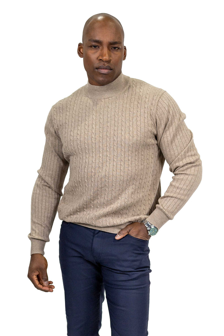 Ozark Mockneck Sweater - Mocha