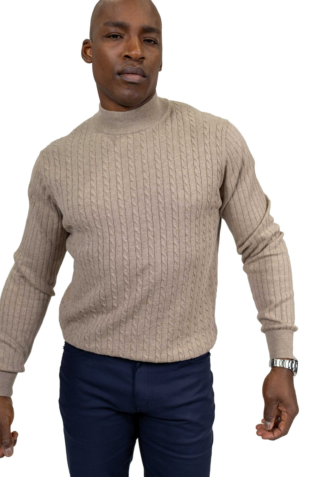 Ozark Mockneck Sweater - Mocha