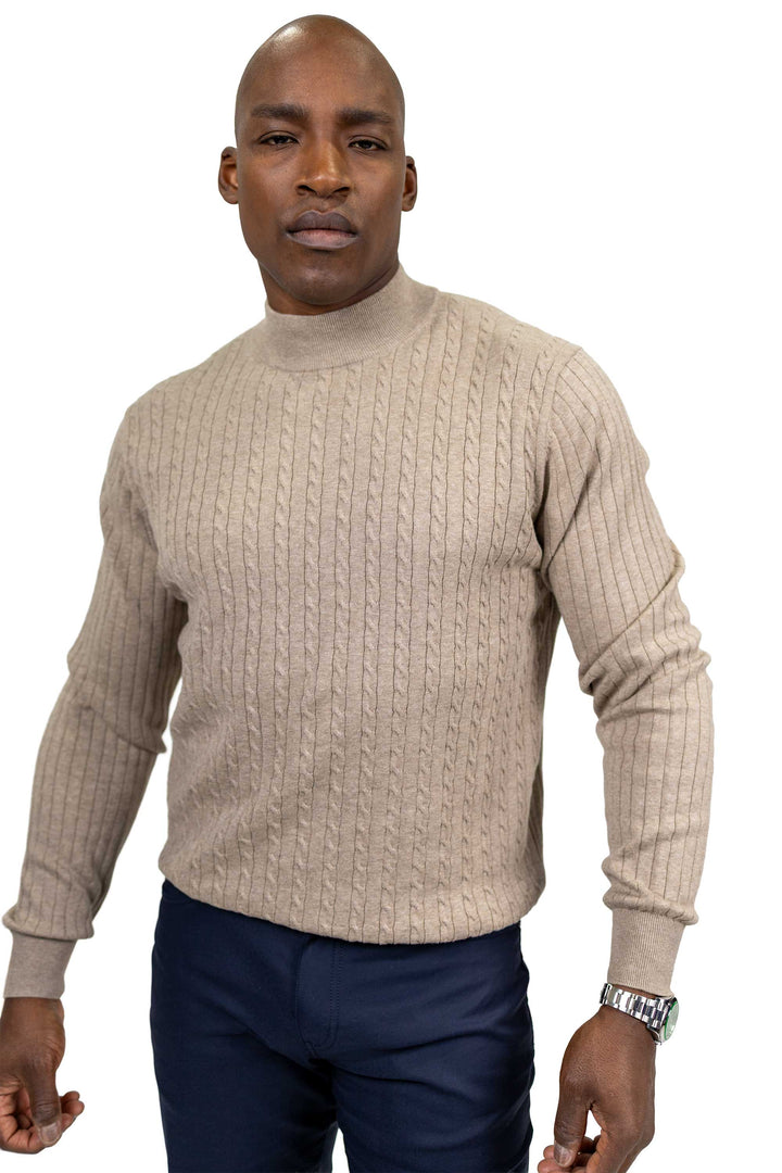 Ozark Mockneck Sweater - Mocha