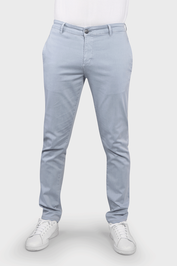 Flat Front Stretch Pants in Aqua - 7 Downie St.®