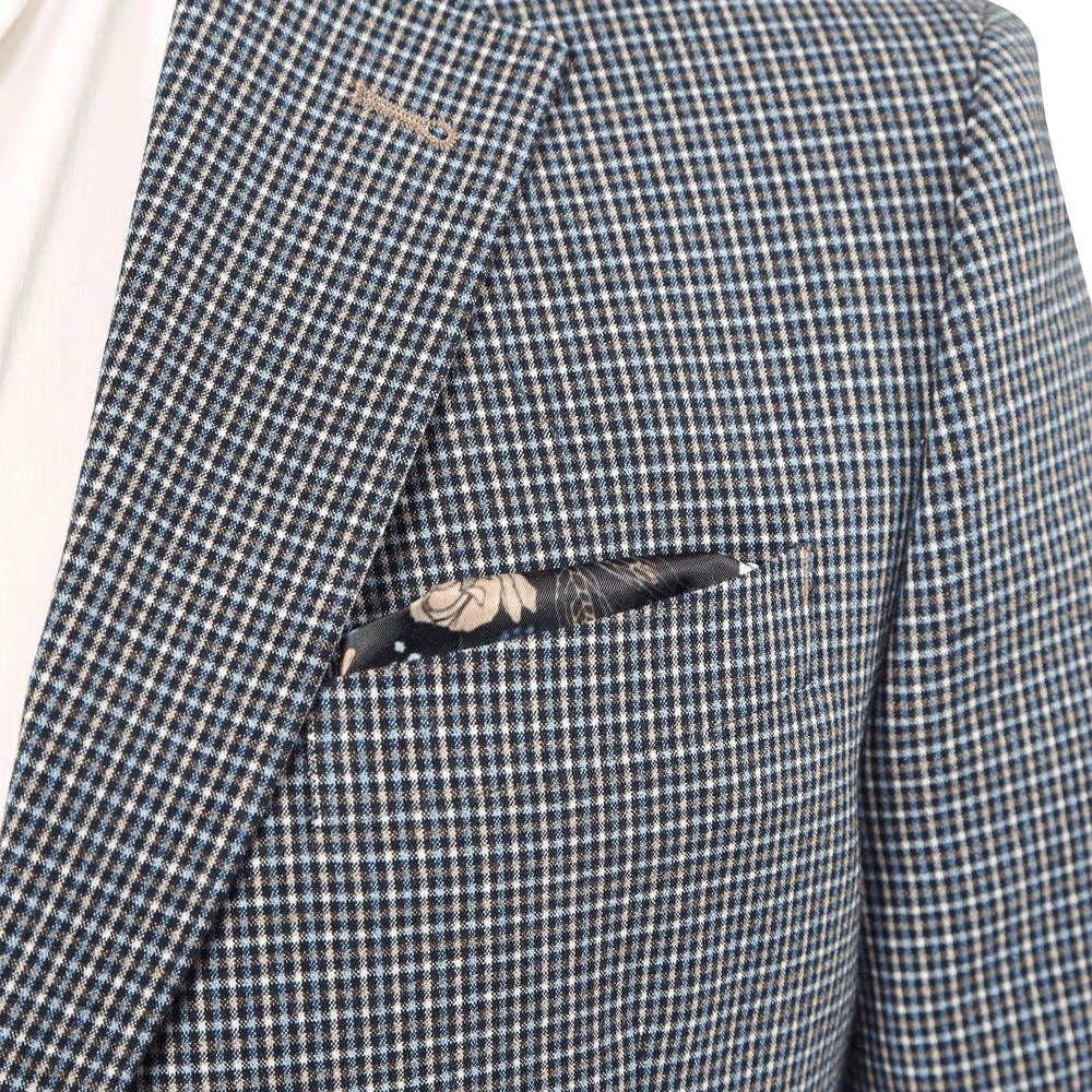 Florence Navy Microcheck Blazer - 7 Downie St.®