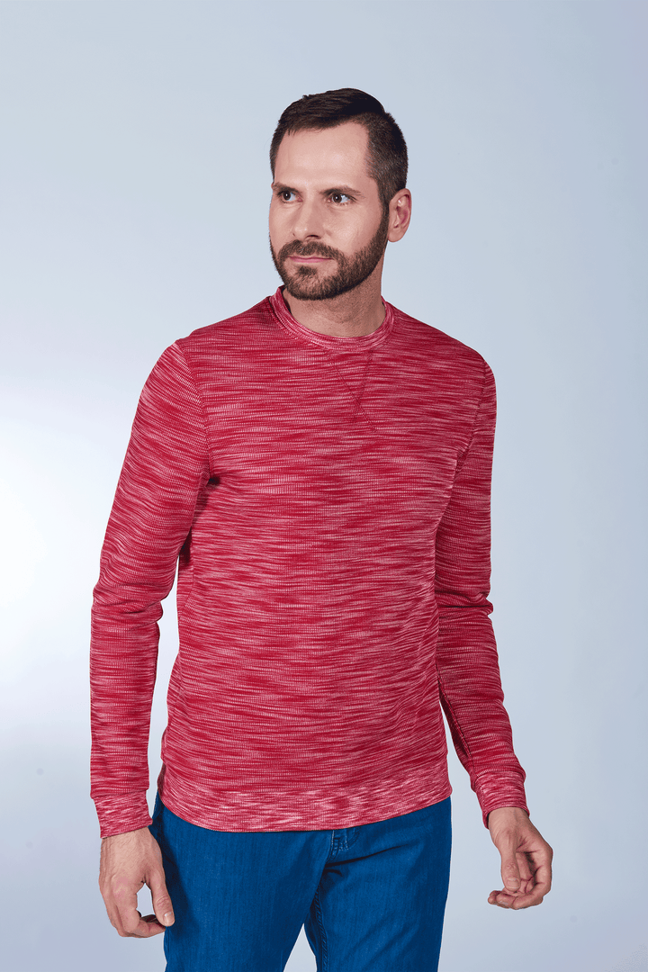 Raffino Cotton Blend Crewneck Scarlet - 7 Downie St.®